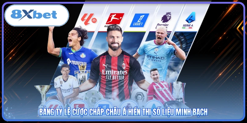 Bảng tỷ lệ cược chấp Châu Á hiển thị số liệu minh bạch