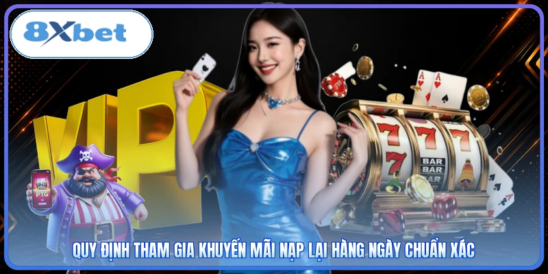 Quy định tham gia khuyến mãi nạp lại hàng ngày chuẩn xác